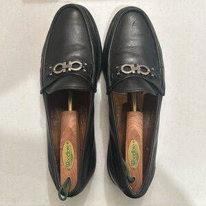 Salvatore Ferragamo, Black, Size 12D